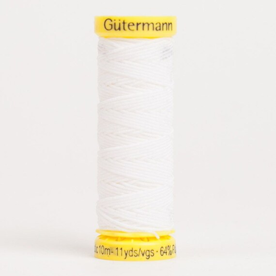 Gutermann Black Elastic Thread