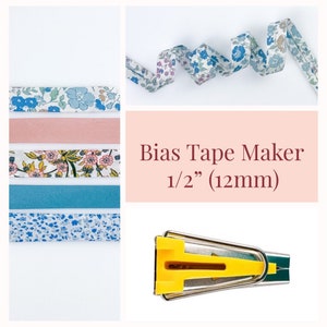Bias Tape Maker, 1/2” (12 mm), Single Fold Bias Tape Maker
