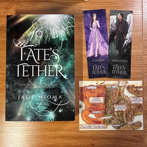 Fate&#39;s Tether Signed Paperback + Bookmarks