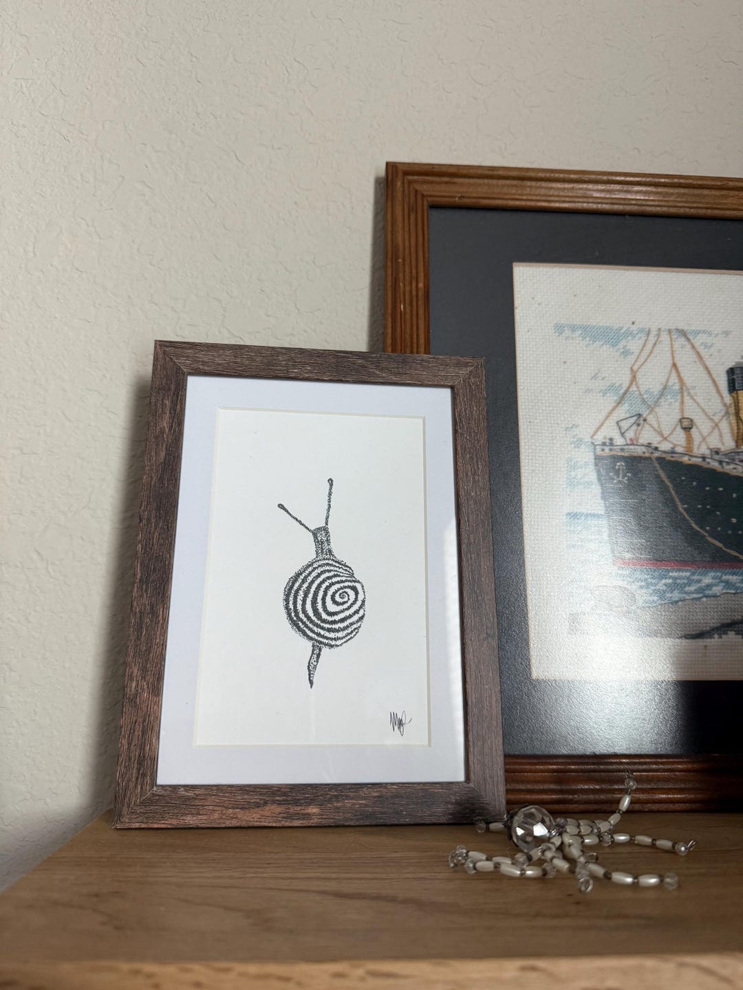 Snail Ink Snail Ink Print | Wall Art | Mailed Prints | Framed Print | Hand Drawn ...