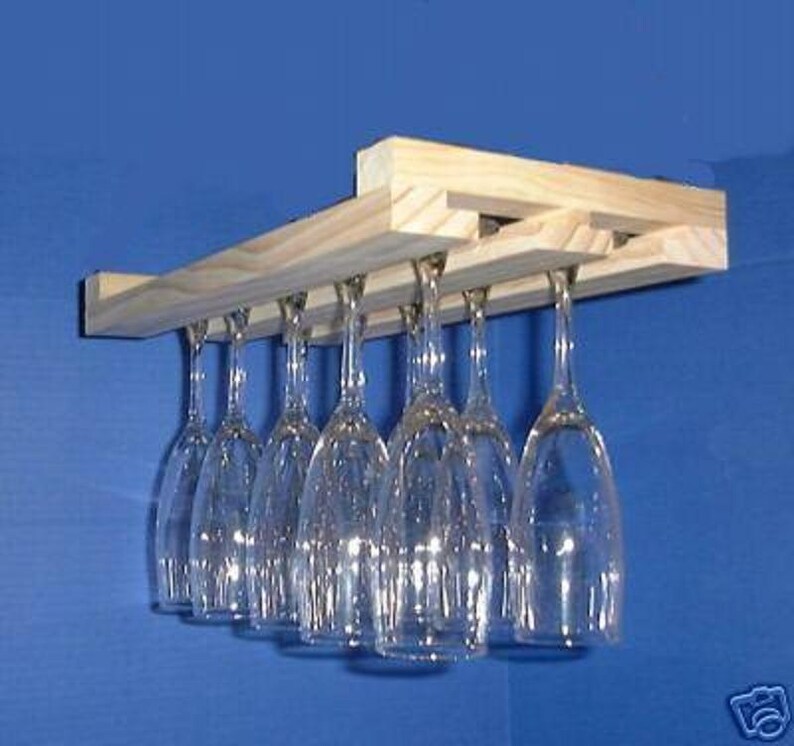 Glass Rack Hanging Wine Glass Rack Stemware Holder 15 Inch Item 136