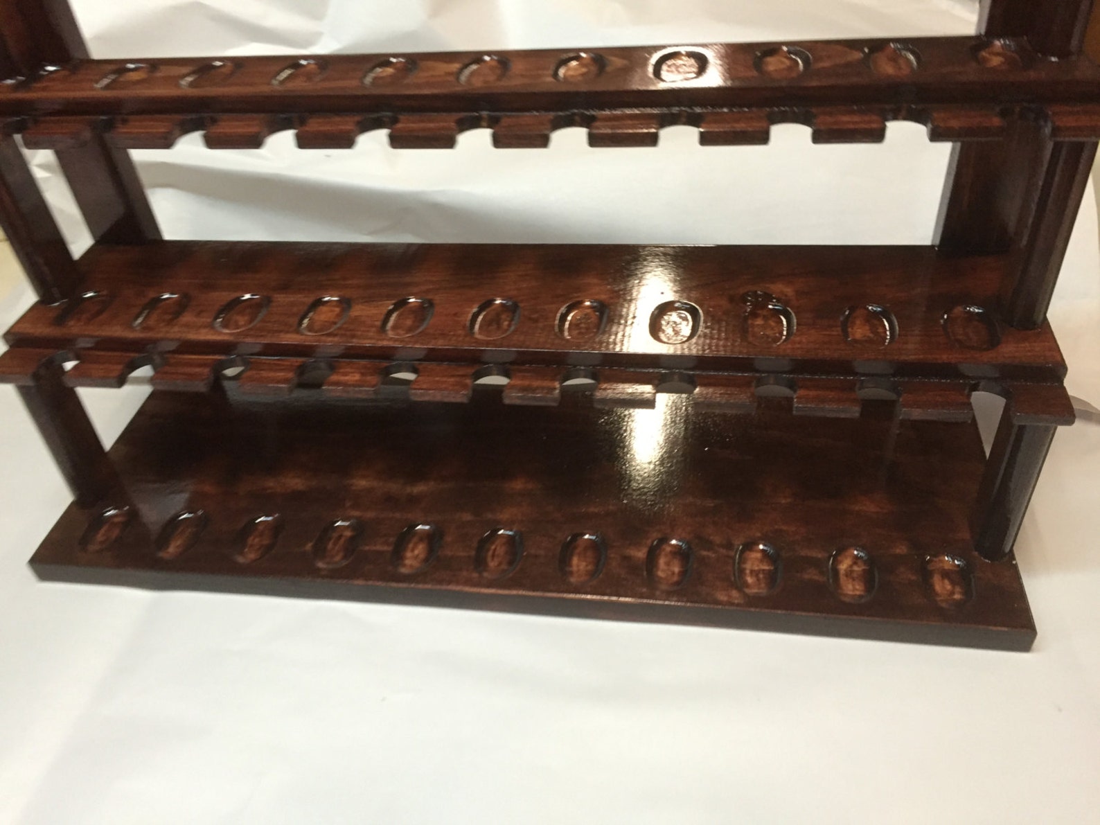 Pipe Rack Pipe stand Smoking Tobacco Pipe Rack 33 Pipes Custom Etsy