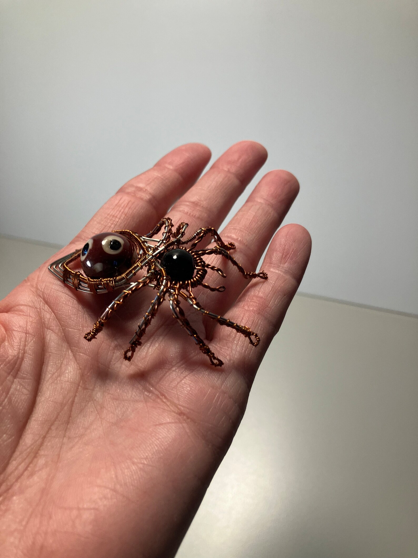 Spider Wire Sculpture Etsy