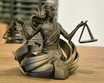 Elegant libra zodiac Figurine - Handcrafted Astrology Art - birthday milestone gift