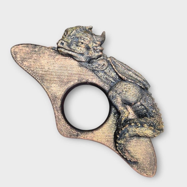 Porta pagine fatto a mano a forma di drago | porta libri con il pollice | regalo perfetto per gli amanti dei libri | ausilio per una lettura confortevole | regalo per topi di biblioteca immagine 3