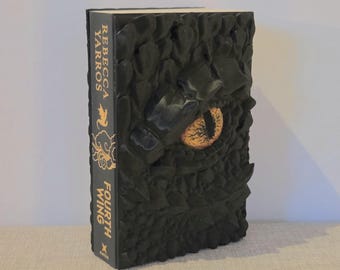 Libro personalizzato Quarta Ala | Fiamma di ferro | Tempesta di onice | - Dipinto a mano