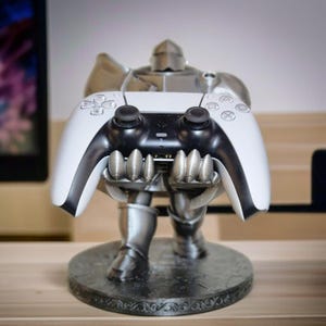 Knight controller holder - noble and functional gaming accessory
