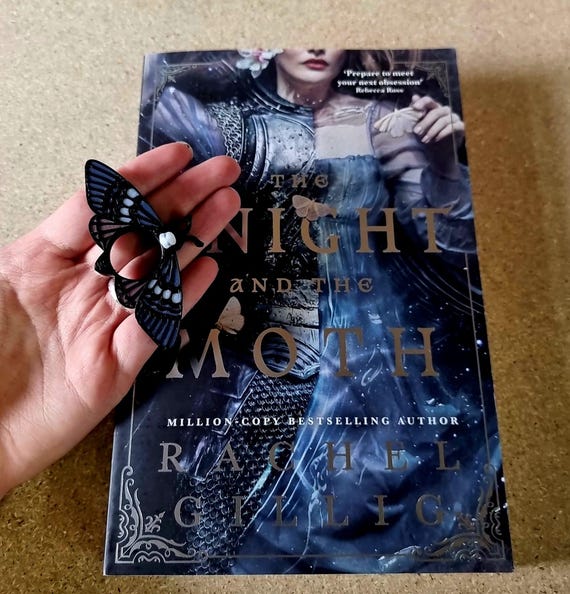 Moth handmade page holder | thumb book holder | perfect gift for book lovers | reading aid for comfortable reading | bookworm gift