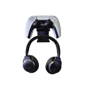 Universal Wall Mount Controller and Headset Mount, Xbox Series X/S, One controller, PS5 controller, Nintendo switch controller