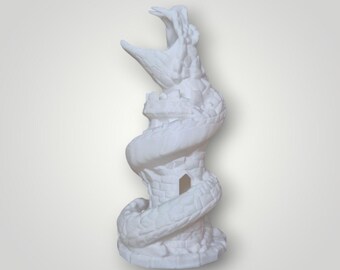 Snake Dice Tower - Dungeons & Dragons Accessory DnD game