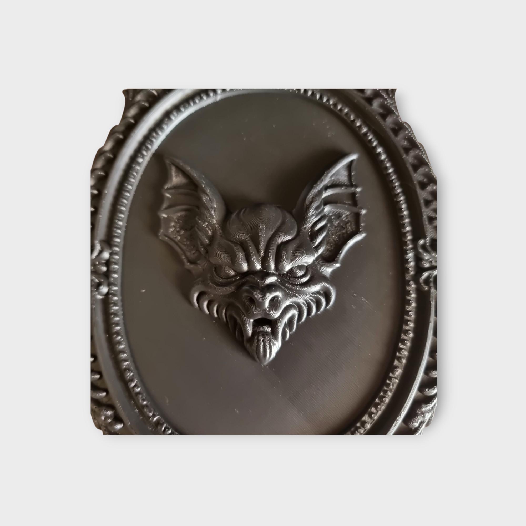 Targa Da Parete Pipistrello In Pietra | Ornamento Per Giardino, Regalo Decorativo