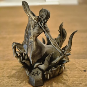 Elegancka figurka zodiakalnego Strzelca - ręcznie robiona sztuka astrologii - prezent na urodziny