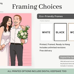 Custom Anime Couple Portrait - Personalized Anime Gift For Him or Her image 6