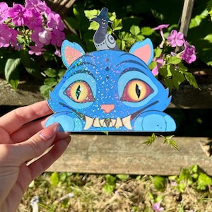 Derpy tiger and sussy bird K-pop demon hunters window peeker