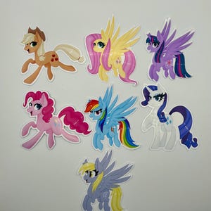 My Little Pony Friendship is Magic Mähne 6 Vinyl wasserdichte Aufkleber Derpy Hufe Dämmerung Sparkle Regenbogen Dash Fluttershy Rarität Pinkie Pie