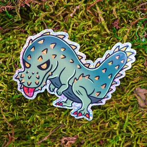 Deviljho Monster Jäger Aufkleber Videospiel Geschenk Niedliches Sammelalbum Aufkleber Auto Aufkleber Laptop Aufkleber Nerdy Geschenk für Freund Deviljho Fan Geschenk