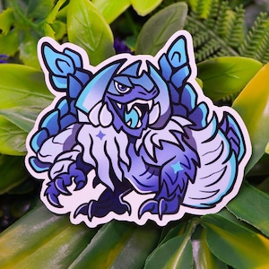 Arkveld Aufkleber Monster Jäger Wilds Fan Art Geschenk für Freund Wasserflasche Aufkleber Niedlicher Auto Aufkleber Monster Jäger Geschenk Sammelalbum Aufkleber