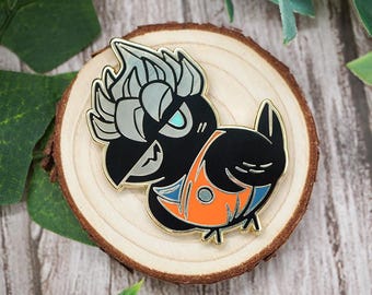 Dragon Ball Z Goku Gold Enamel Pin Cool Anime Gifts Birthday Gift for Friend Cute Bird Pin Super Saiyan Anime Gift Ideas Crow Art DBZ Pin