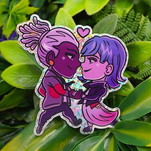Pegatina arcana de Jinx y Ekko, pegatina de League of Legends, regalo de videojuego para un amigo, pegatina de álbum de recortes, pegatina arcana de fan art, calcomanía para auto, bomba de tiempo