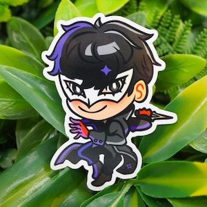 Joker Persona 5 Sticker Anime Gift for Friend Cute Car Decal Water bottle Sticker Persona Fanart Cool Scrapbook Sticker Birthday Gift Ideas