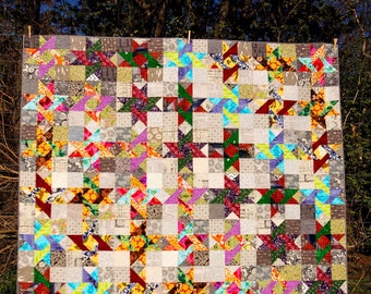 Blowing in the Wind Quilt Pattern - PDF only