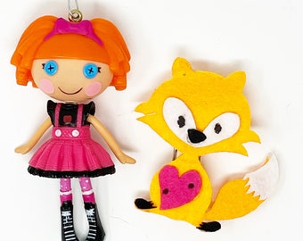 Upcycled Ornament - Lalaloopsy Bea Spells A Lot, style 2