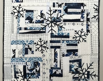 Slo-Flake Art Quilt - FREE SHIPPING