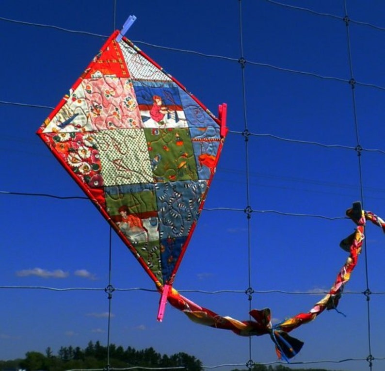 Patchwork Kite Pattern, How To, pdf image 3