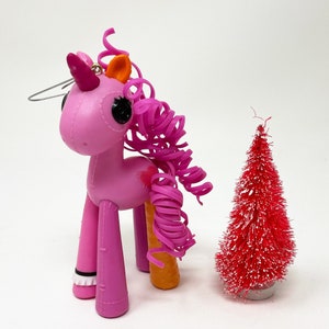 Upcycled Ornament Lala-oops Pony Hazelnut image 1