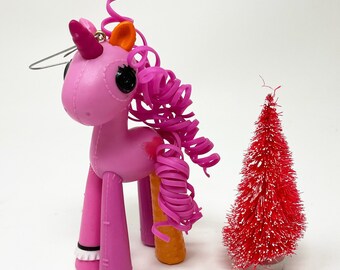 Upcycled Ornament - Lala-oops Pony Hazelnut