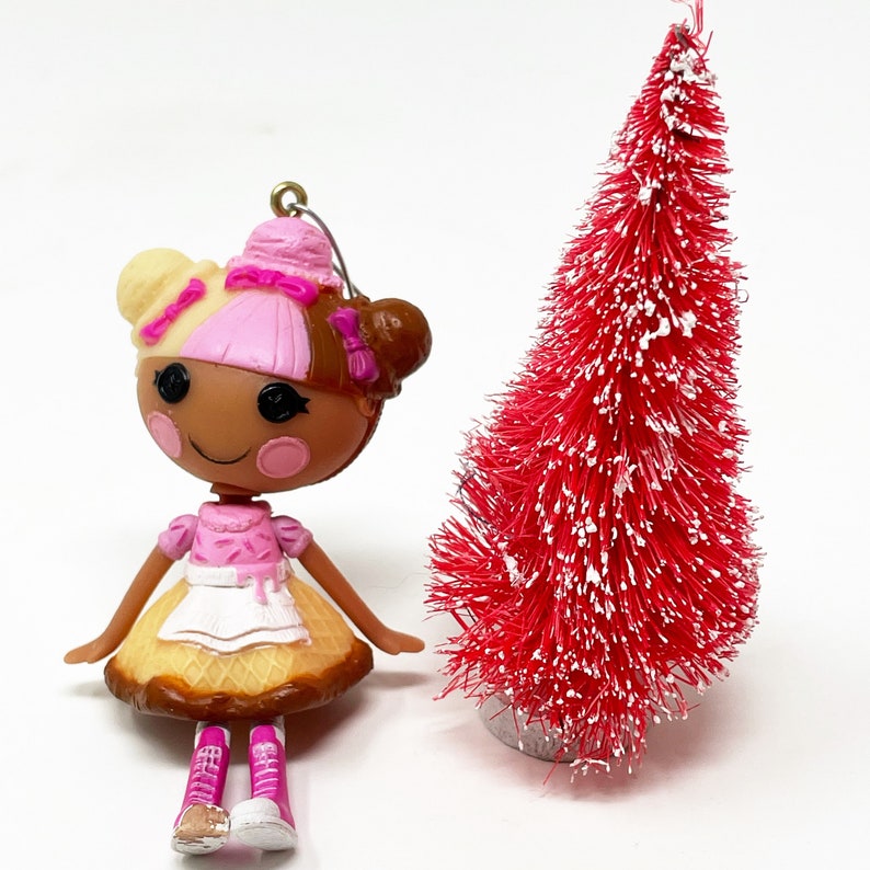 Upcycled Ornament Lalaloopsy Scoops Waffle Cone image 1
