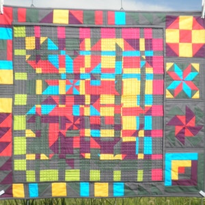 Quilted Wall Art - Fractured Barn Quilts - FREE SHIPPING