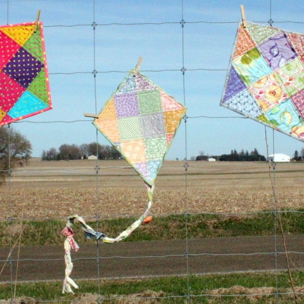 Patchwork Kite Pattern, How To, pdf