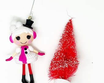 Upcycled Ornament - Lalaloopsy Winter Snowflake