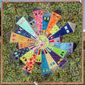 Dresden Neighborhood Mini Quilt Pattern - PDF only