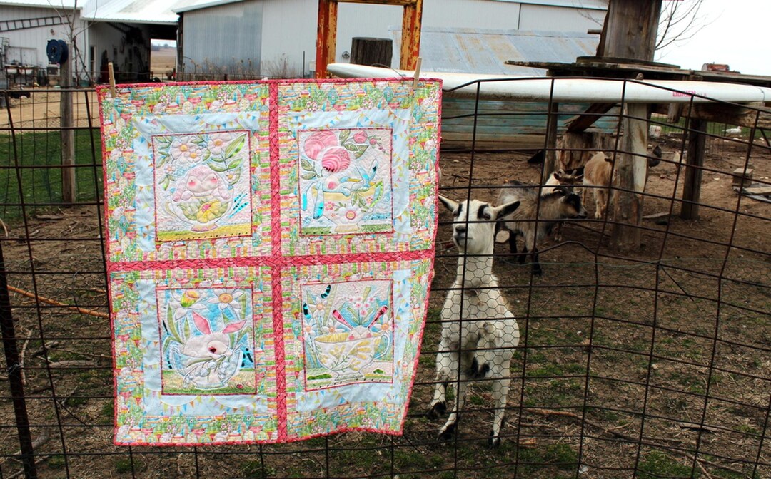 Panel Log Cabin Quilt Pattern - Downloadable PDF - Etsy Australia