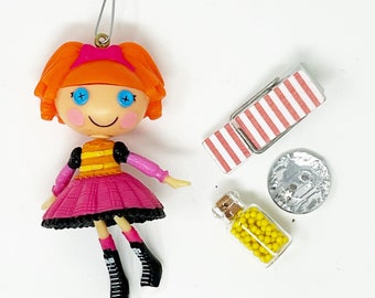 Upcycled Ornament - Lalaloopsy Bea Spells A Lot, style 3