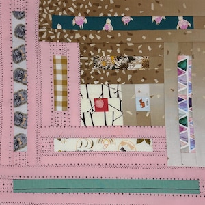 Modern Log Cabin Block PDF Tutorial
