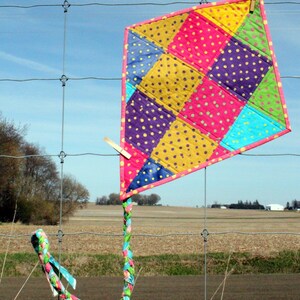 Patchwork Kite Pattern, How To, pdf image 5