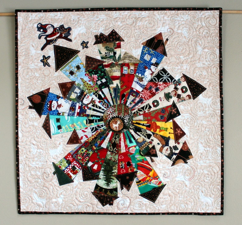 Dresden Neighborhood Mini Quilt Pattern hardcopy image 4