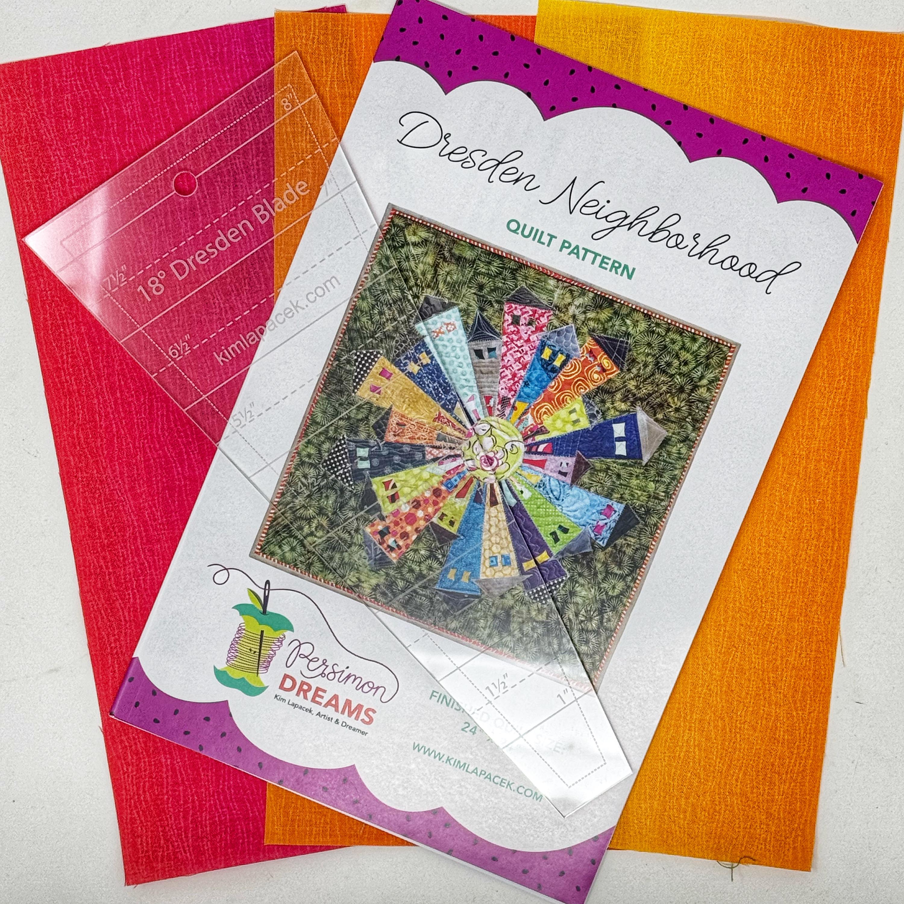 Dresden Wedge Ruler and Dresden Neighborhood Paper Pattern - Etsy