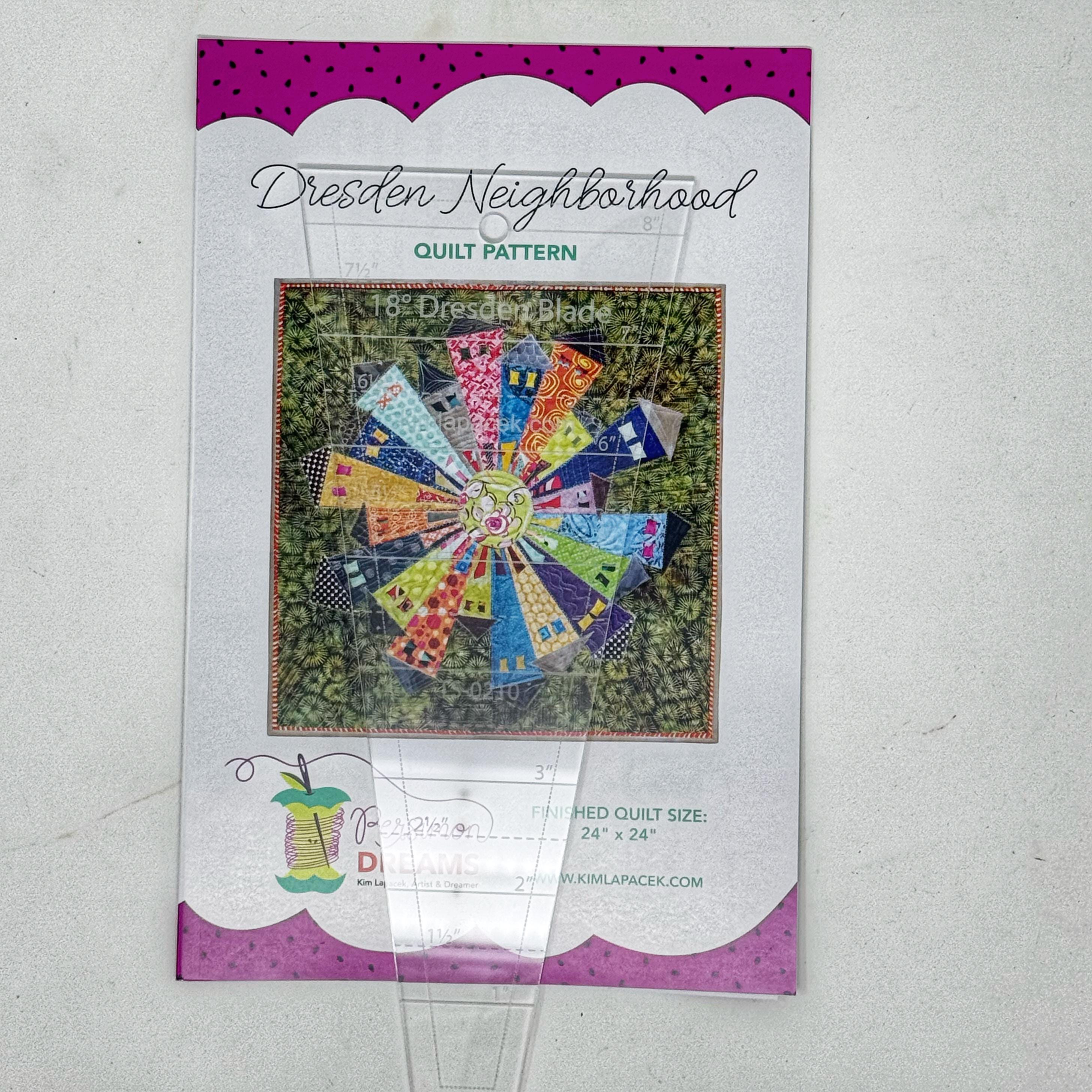 Dresden Wedge Ruler and Dresden Neighborhood Paper Pattern - Etsy