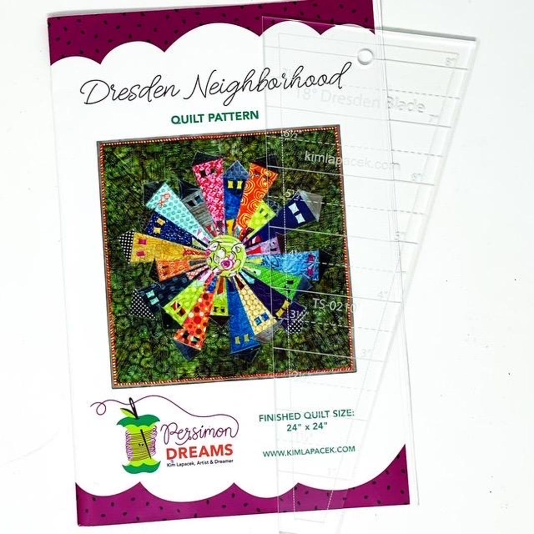 Dresden Wedge Ruler and Dresden Neighborhood Paper Pattern - Etsy