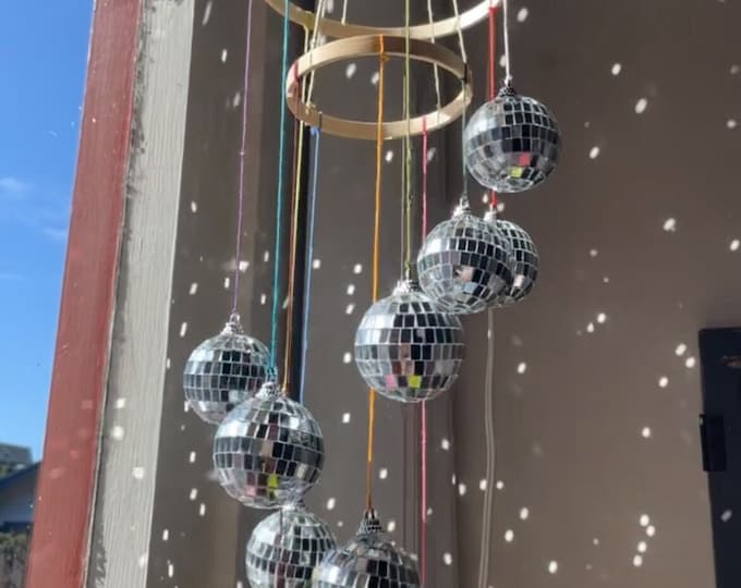 Handcrafted Disco Ball Chandeliers