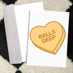 Cartão engraçado para parceiro - Presente de brincadeira | Aniversário, aniversário, só porque sim | Dia dos Namorados | 5” x 7” | Opção de mensagem personalizada | Em branco por dentro