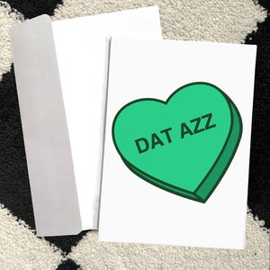 Lustige Karte für Partner - Gag Geschenk | Geburtstag Jahrestag Einfach weil | Valentinstag | 13cm x 18cm | Benutzerdefinierte Nachrichtenoption | Innen leer