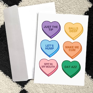 Lustige Karte für Partner - Gag Geschenk | Geburtstag Jahrestag Einfach weil | Valentinstag | 13cm x 18cm | Benutzerdefinierte Nachrichtenoption | Innen leer