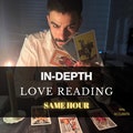 In-Depth Love Reading, Love Tarot Reading Same Hour, Psychic Love Reading, Same Hour Psychic Insight, In Depth Relationship Reading product logo