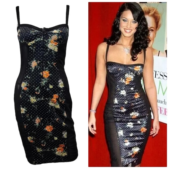 D&G Dolce and Gabbana Rose Floral Megan Fox Flower Polka Dot