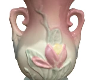 Hull Magnolia Double Handled Vase